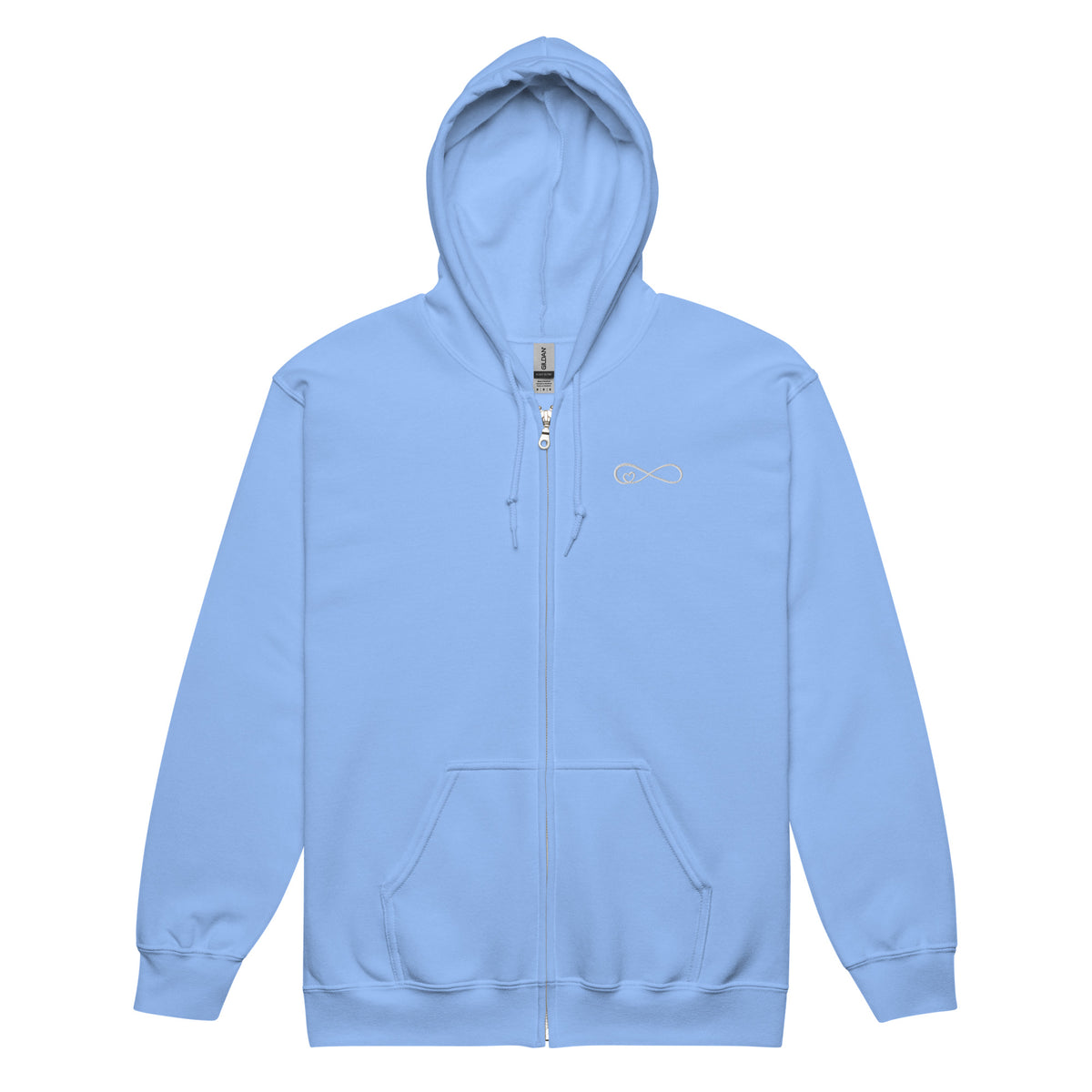 Infinity Love Embroidered - Unisex heavy blend zip hoodie – Talko 